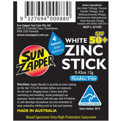 Sun Zapper sunscreen stick at the beach highlights versatile outdoor use