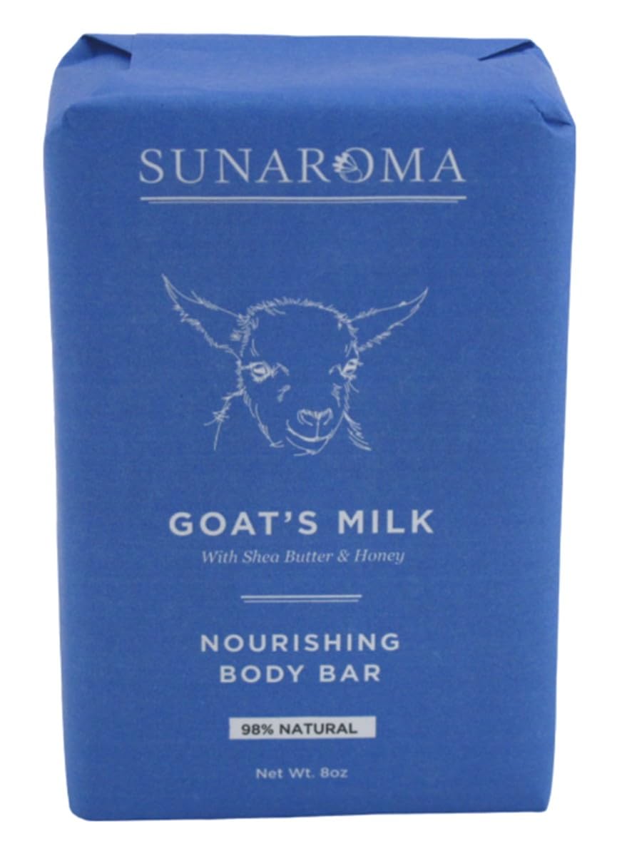 Sunaroma goats milk bar soap pack-3 bundle for daily cleansing