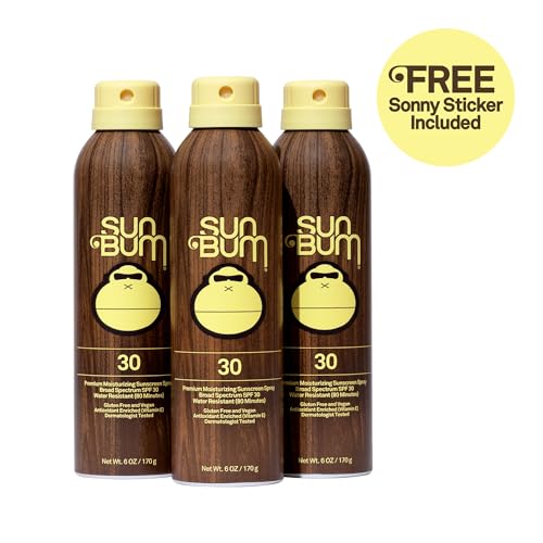 Sun Bum spray mist application in action for quick, even coverage