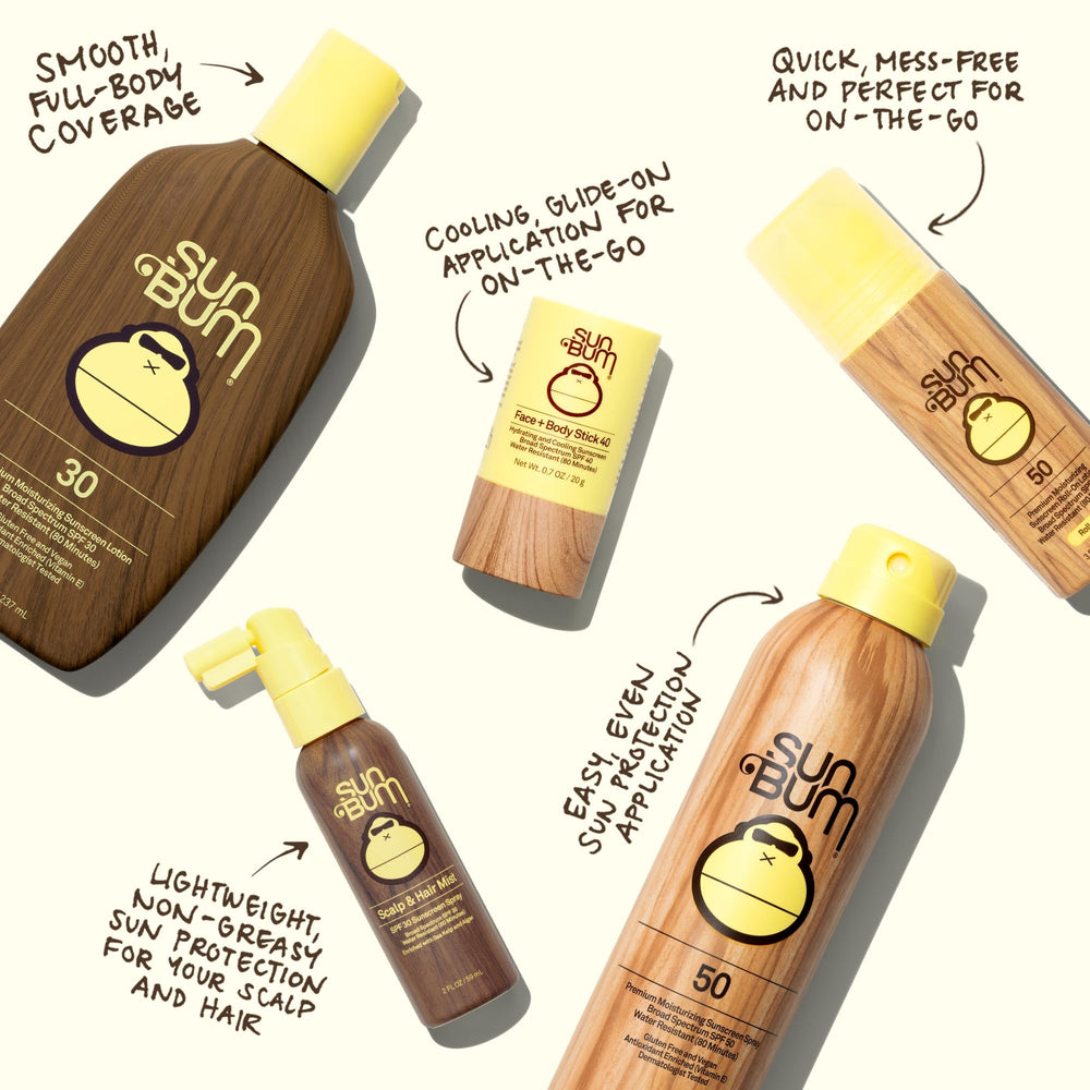 Vegan reef-friendly Sun Bum spray protects without oxybenzone or octinoxate
