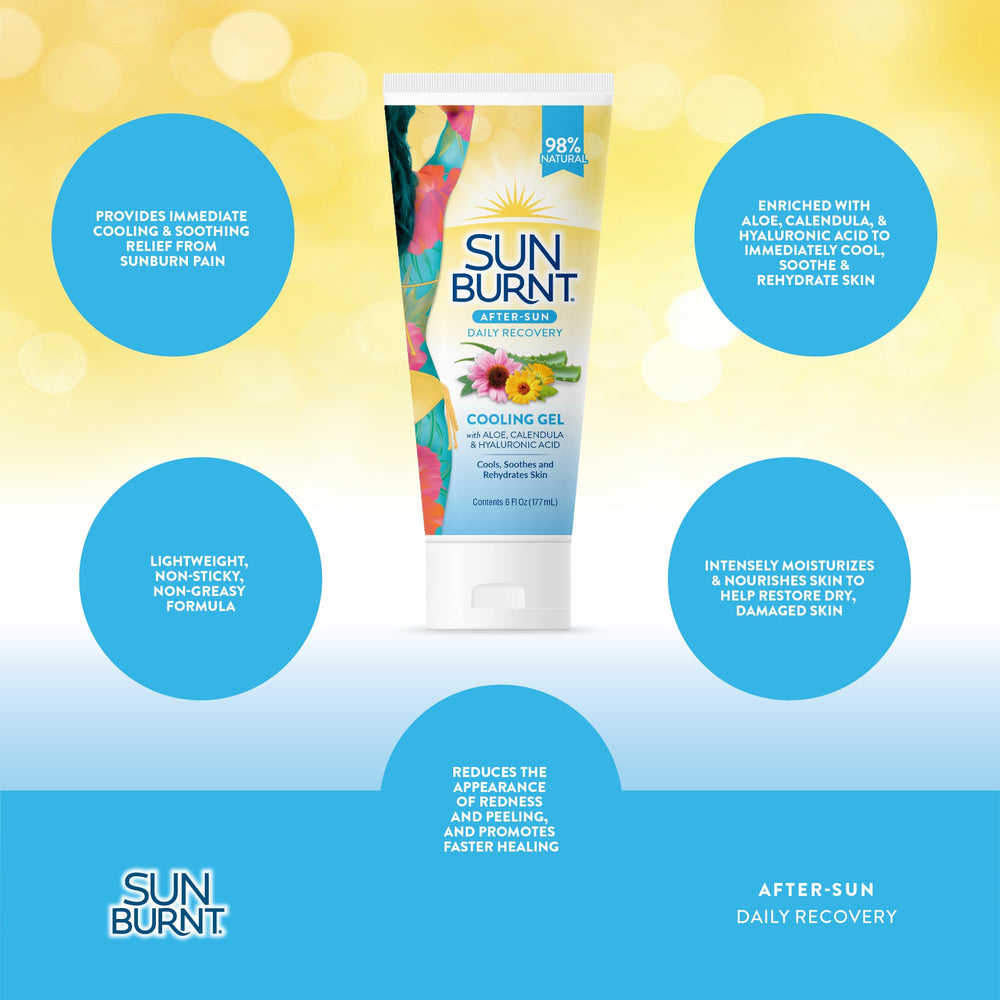 Sunburnt EMCW9 features calendula and hyaluronic acid blend