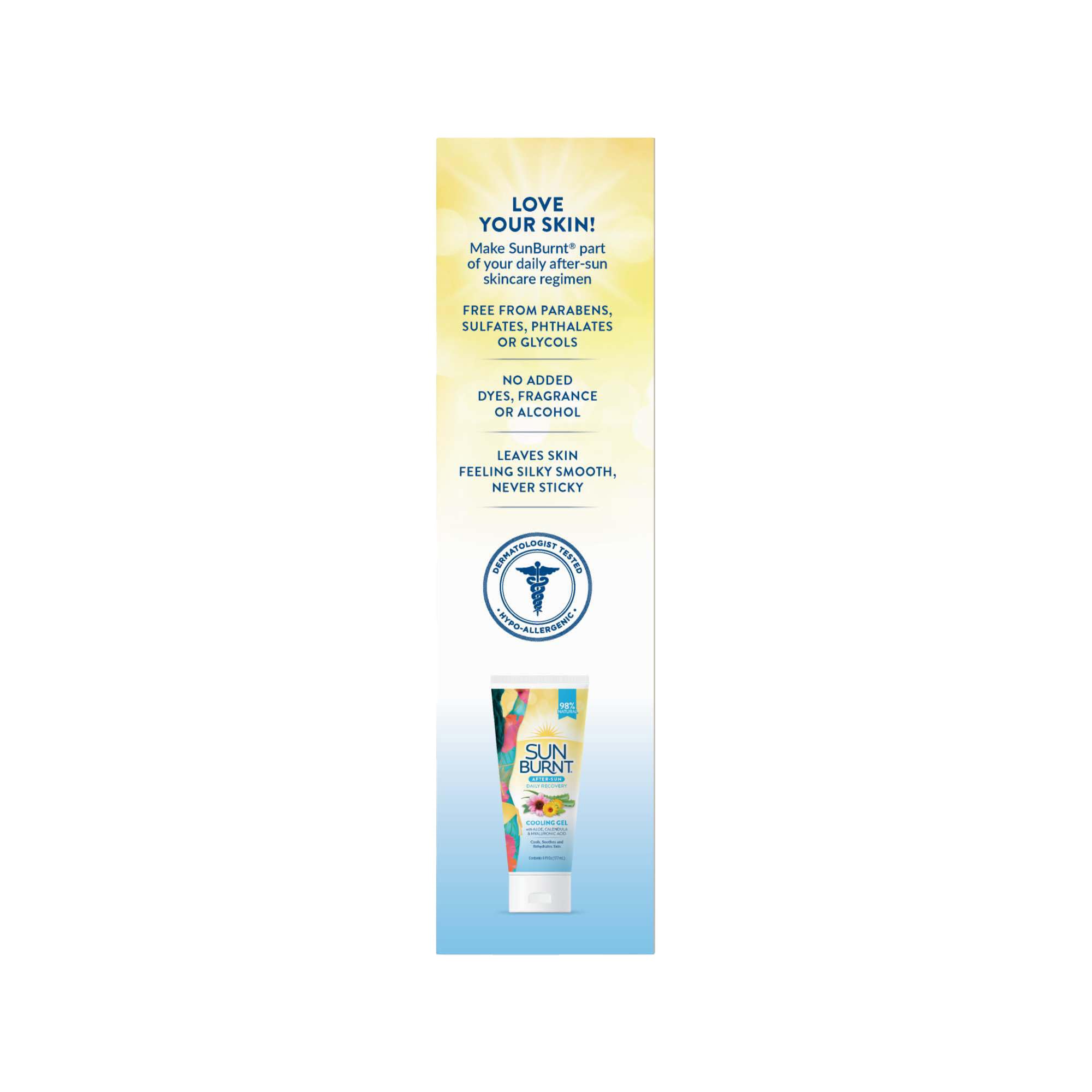 Sunburnt EMCW9 fragrance-free formula gentle on skin