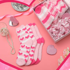 Suncalla coral fleece socks: plush warmth for cozy nights in.