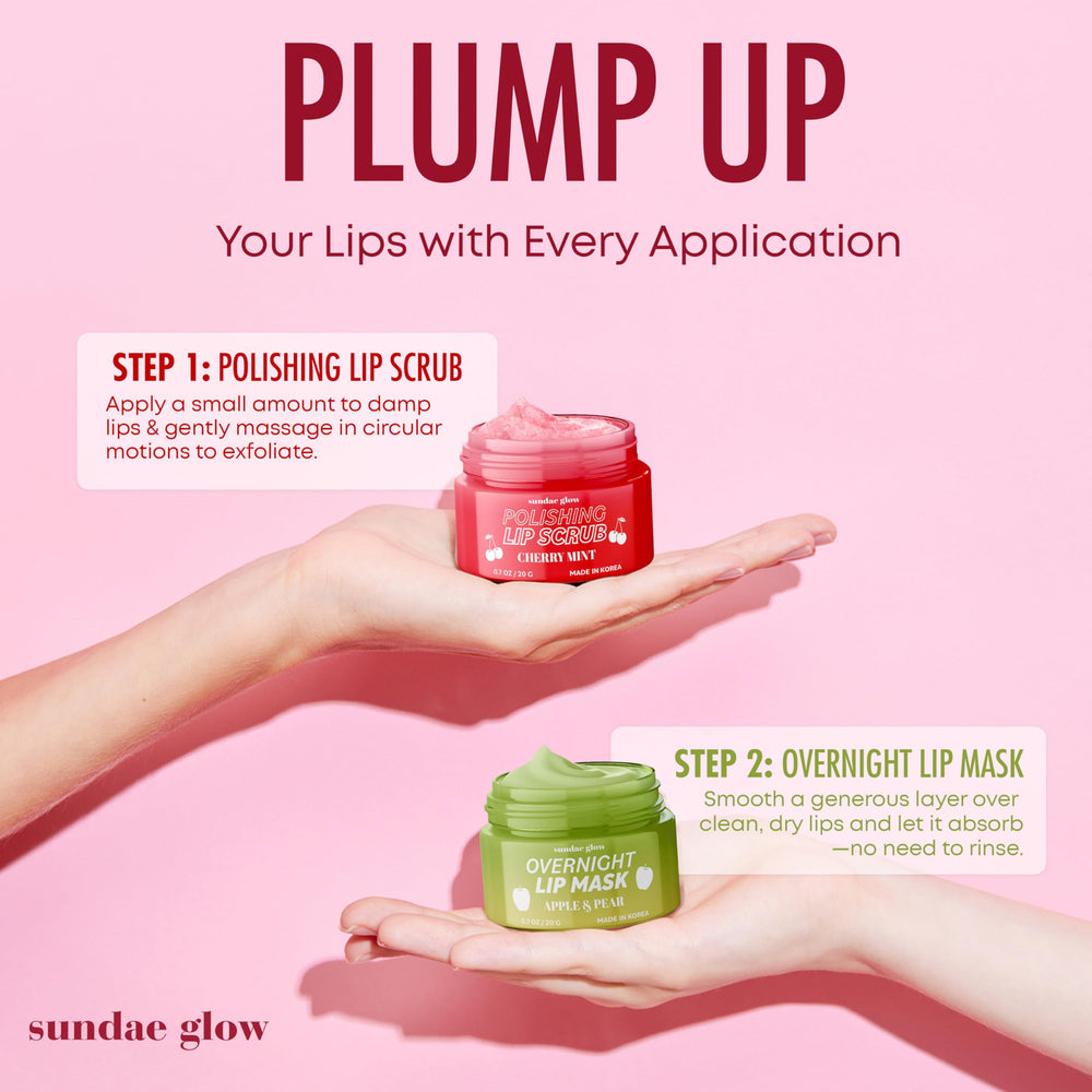 Overnight hydration with Sundae Glow lip mask for ultra-soft lips