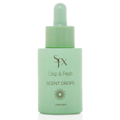 SunFX Scent Drops closeup showing droplets ready to blend into solutions.