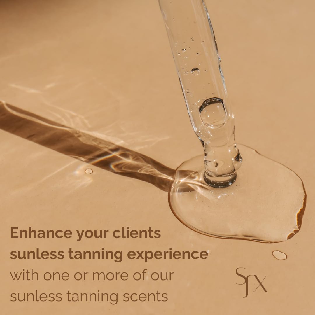 SunFX Scent Drops infused into lotion for a subtle fragrance boost.