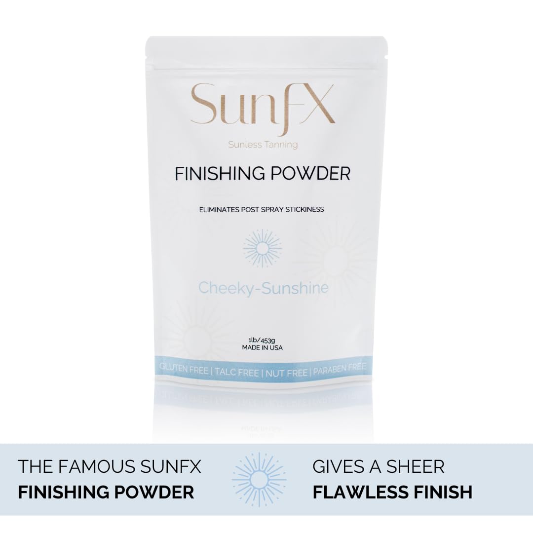 SunFX finishing powder free from talc and silicas for sensitive skin