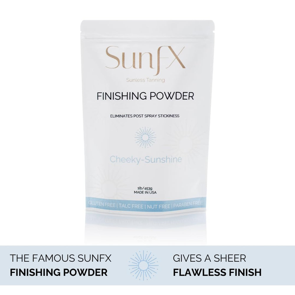 SunFX finishing powder free from talc and silicas for sensitive skin