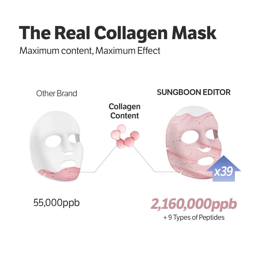 SUNGBOON EDITOR Collagen boosting peptides nine ingredients for elasticity