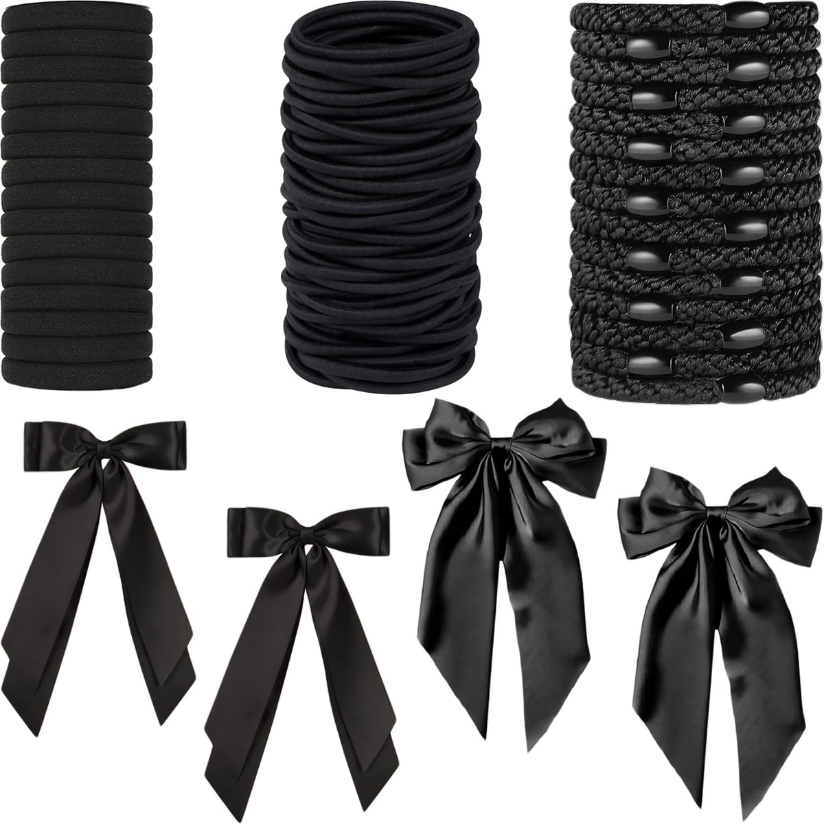 Suniya no-damage hair ties with soft woven material for comfort all day