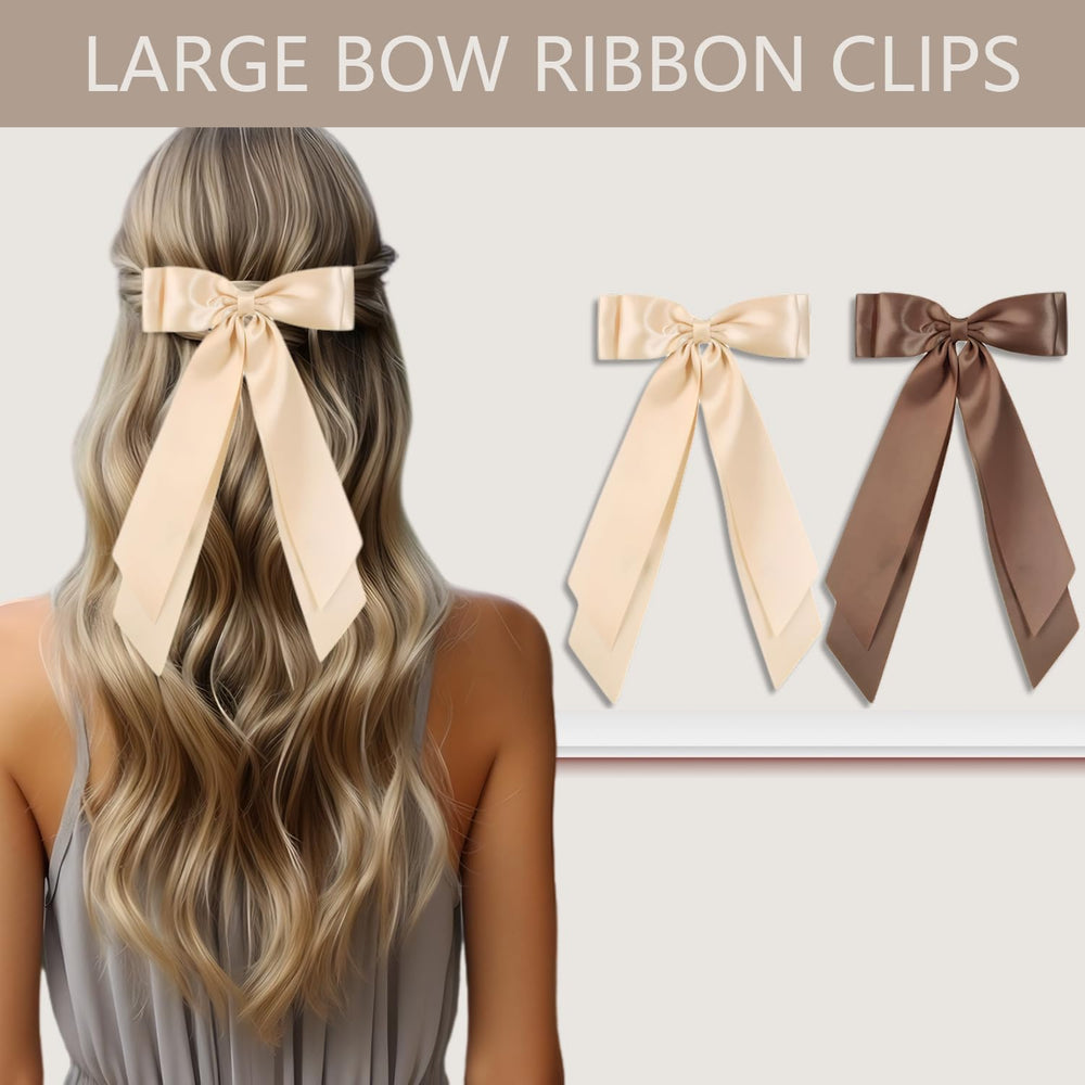 Suniya small bow clips provide subtle, secure accents