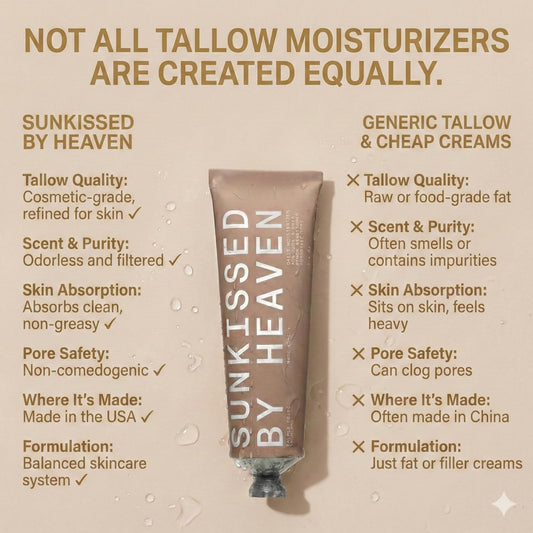 Sunkissed By Heaven balm jar closeup showing clean formula unscented