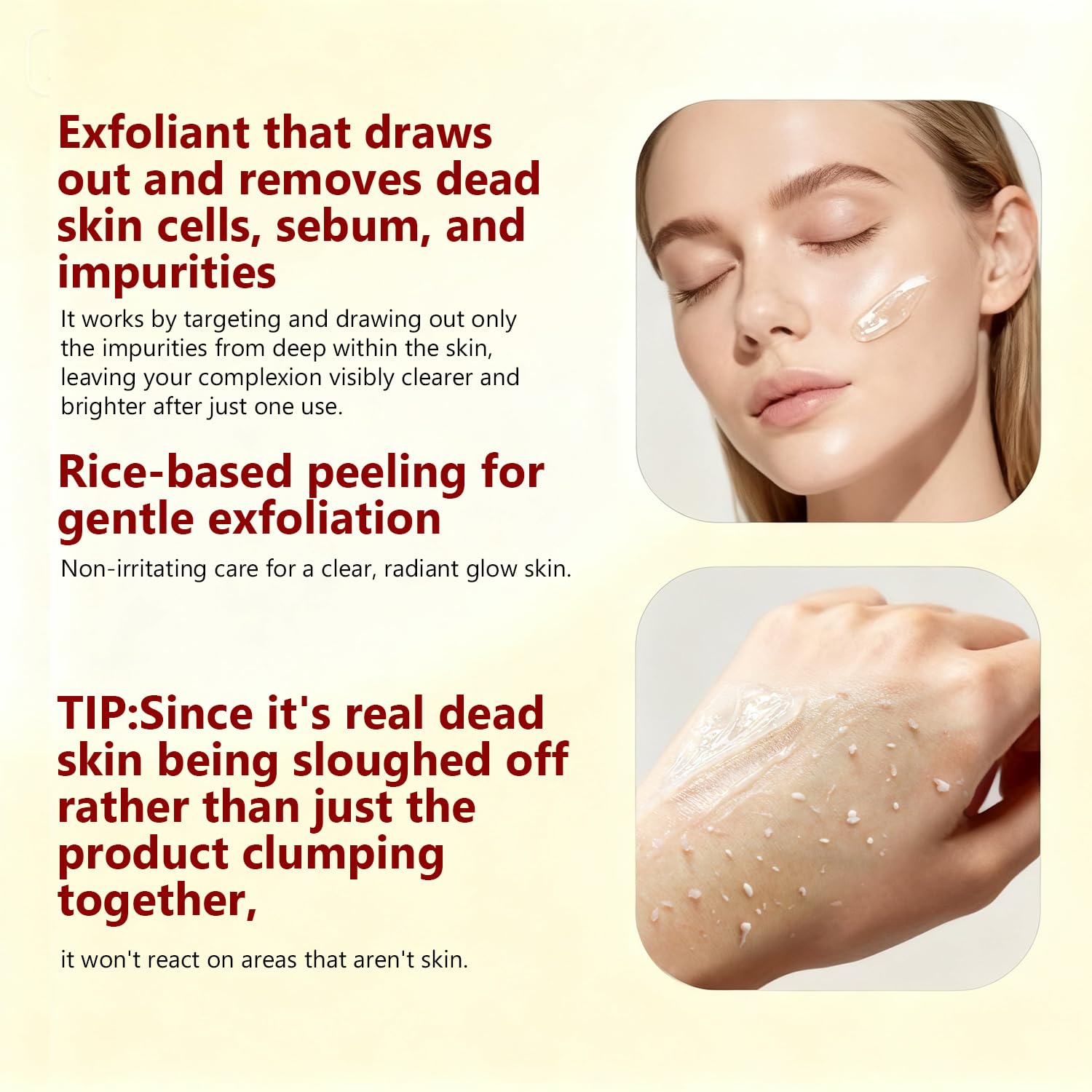 Sunohyesla White Black Rice Exfoliant Duo front shows dual formula for balanced exfoliation