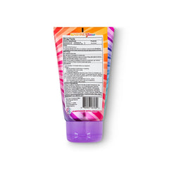 Sunshine and Glitter Seastar Sparkle SPF 50 label highlights biodegradable glitter.
