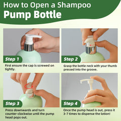 Sunspeak rosemary shampoo bottle with cap and pump close-up.