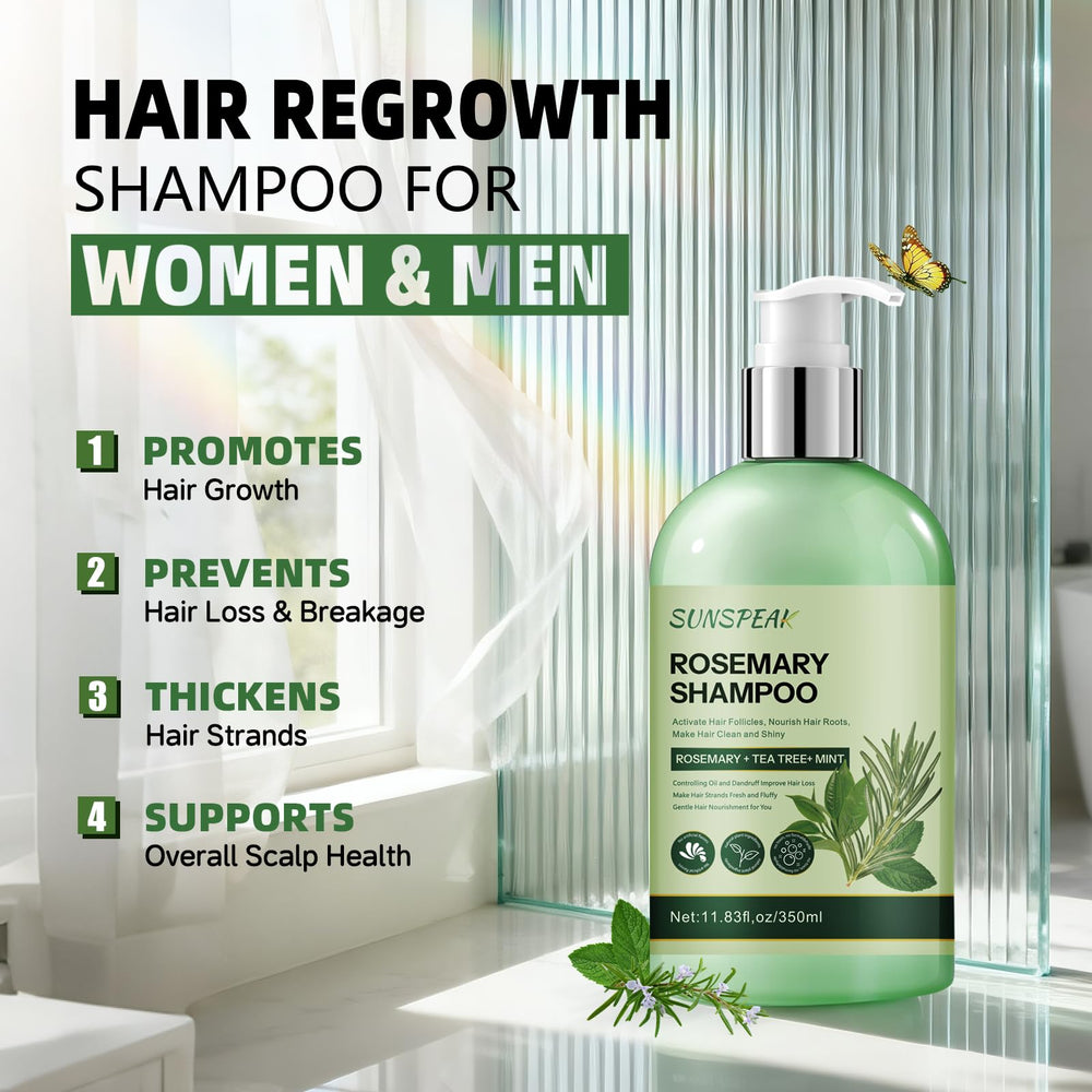 Sunspeak rosemary shampoo ingredients rosemary and tea tree for scalp-refreshing care.