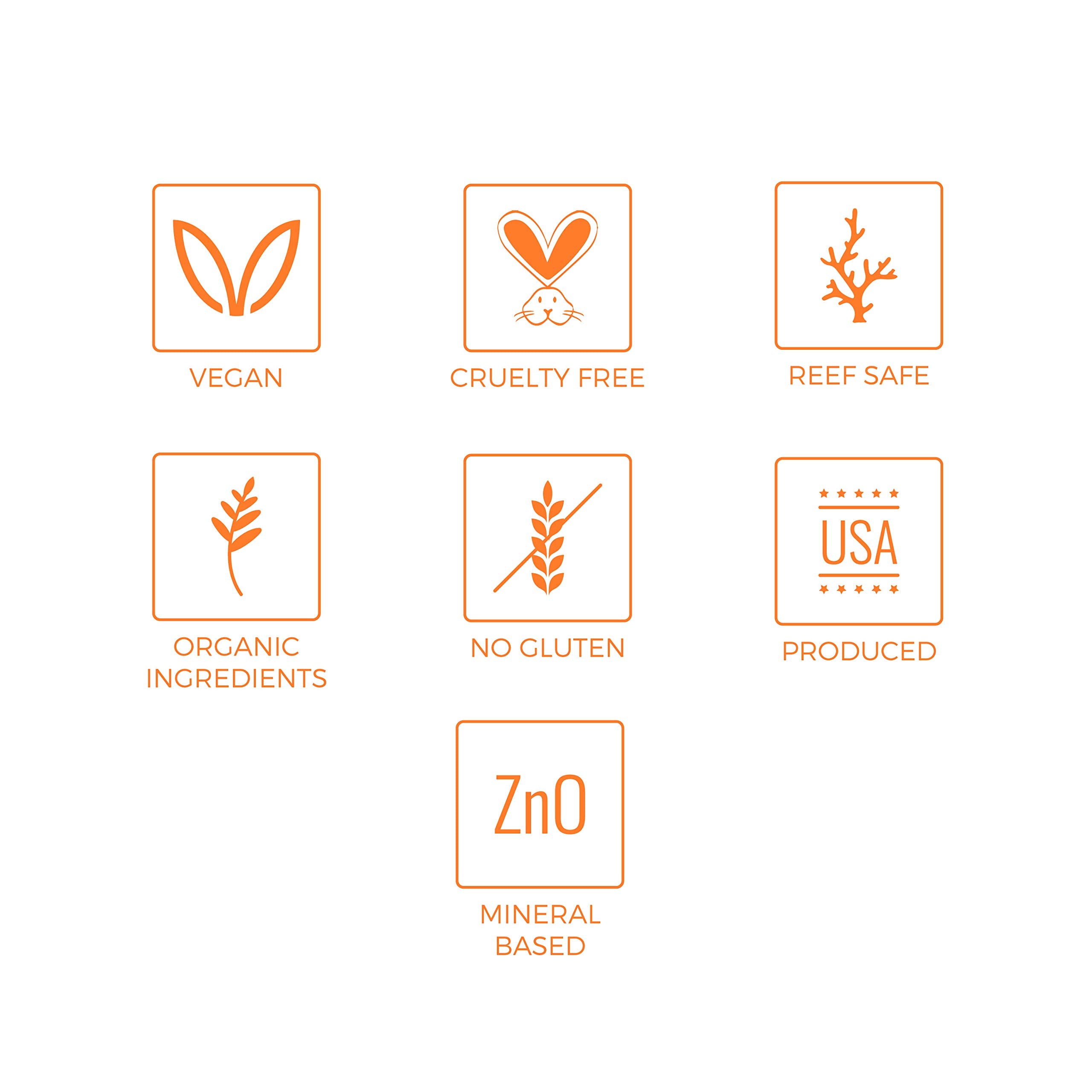 Suntegrity Moisturizing Mineral Face Sunscreen application on hand illustrates sheer coverage.