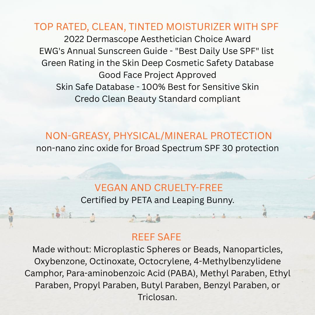 Suntegrity reef-safe ingredient list highlights clean formula.