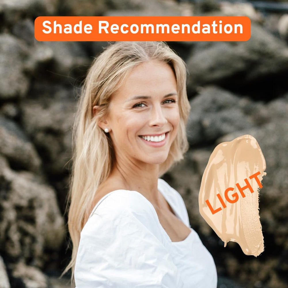 Suntegrity Tinted 5 in 1 Mineral Sunscreen vegan cruelty-free badge signals ethics.