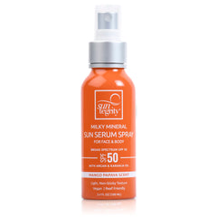 Vegan and cruelty-free Suntegrity icon highlighting ethical sunscreen choice