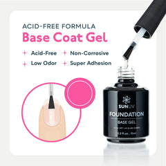 SunUV 2-pack gel nail polish kit ready for creative nail art.
