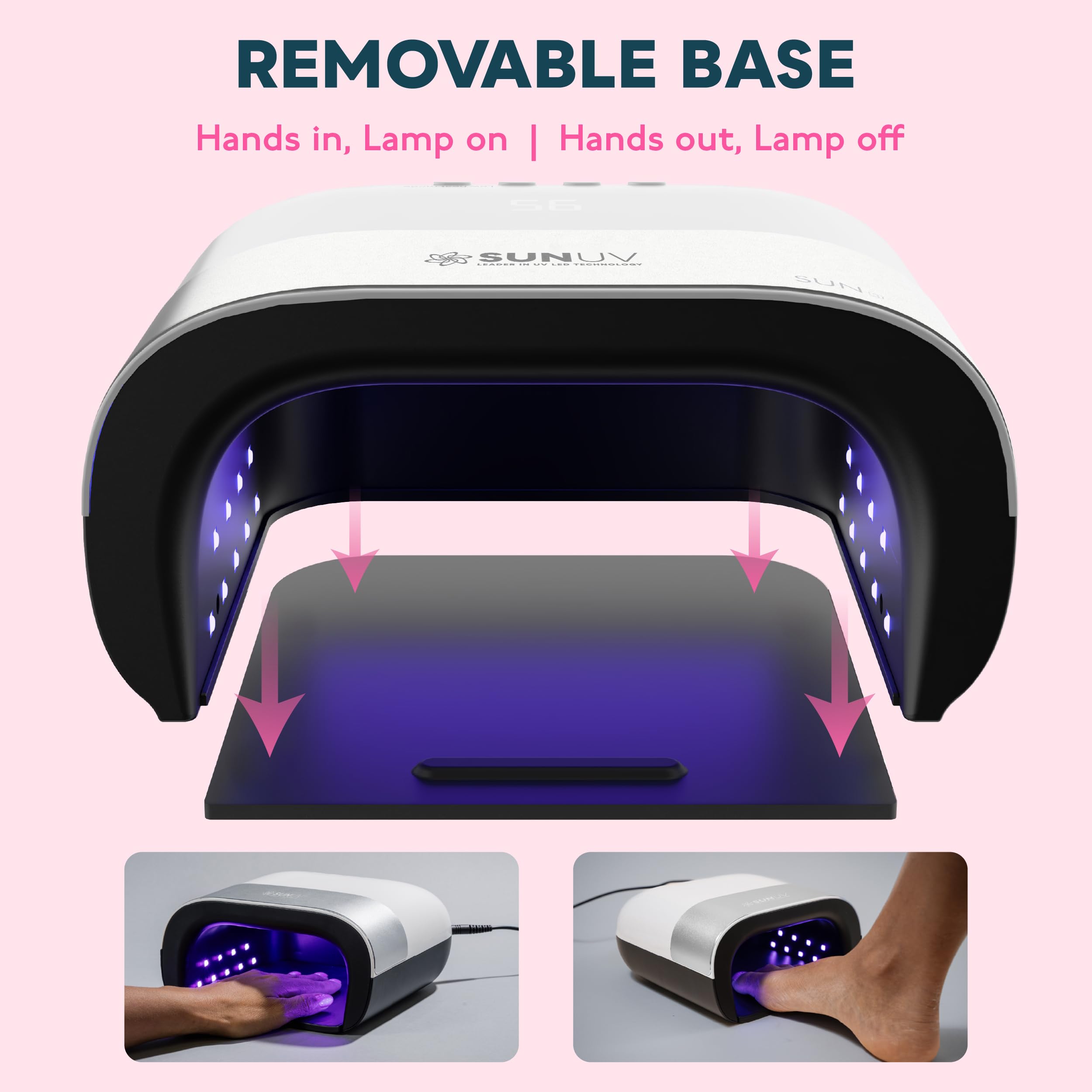 SUNUV SUN3 quick cure zone supports faster sessions at home.