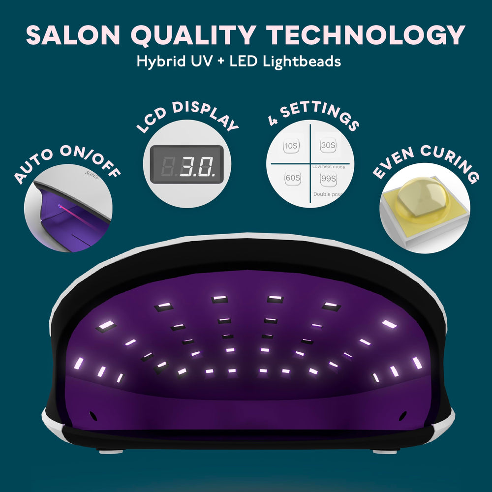 SUNUV SUN4 LCD display highlights precise timer control for gels