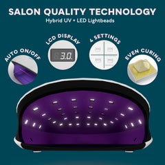 SUNUV SUN4 LCD display highlights precise timer control for gels