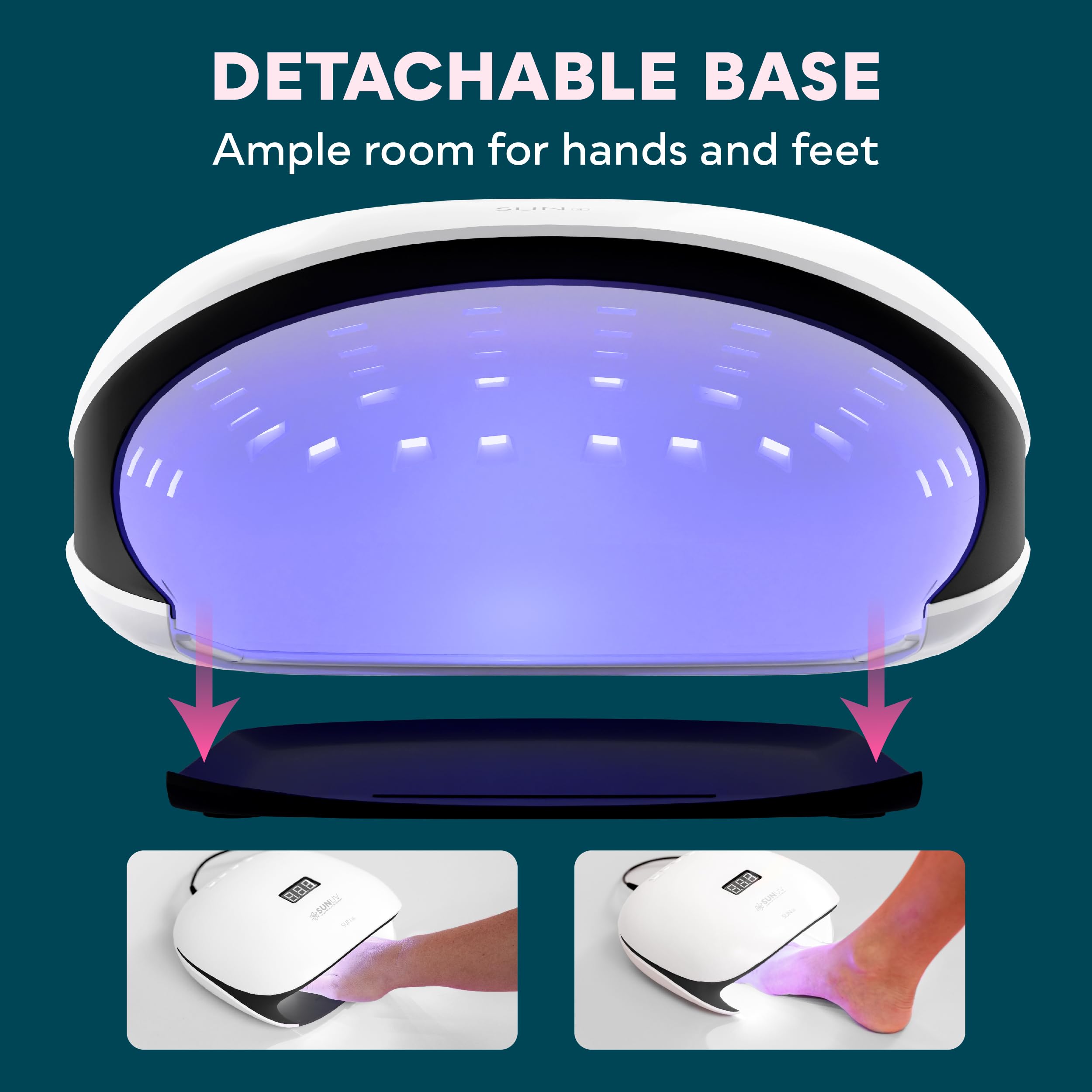 Compatible with base coats, color gels, top coats, hard gels, and builder gels