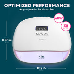 SUNUV SUN4S Pink stable base mounting supports easy storage