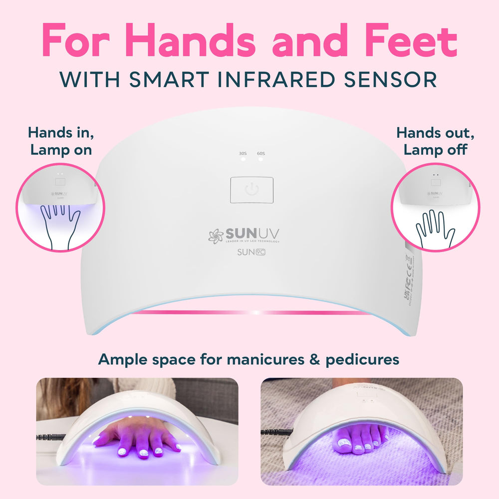 SUNUV Sun9C in professional salon setting enables efficient curing sessions