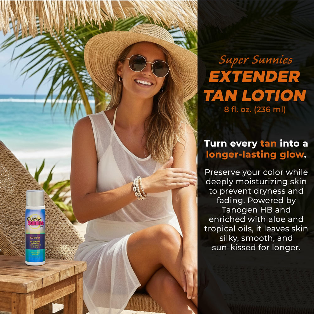 Super Sunnies soft skin after application with nourishing oils