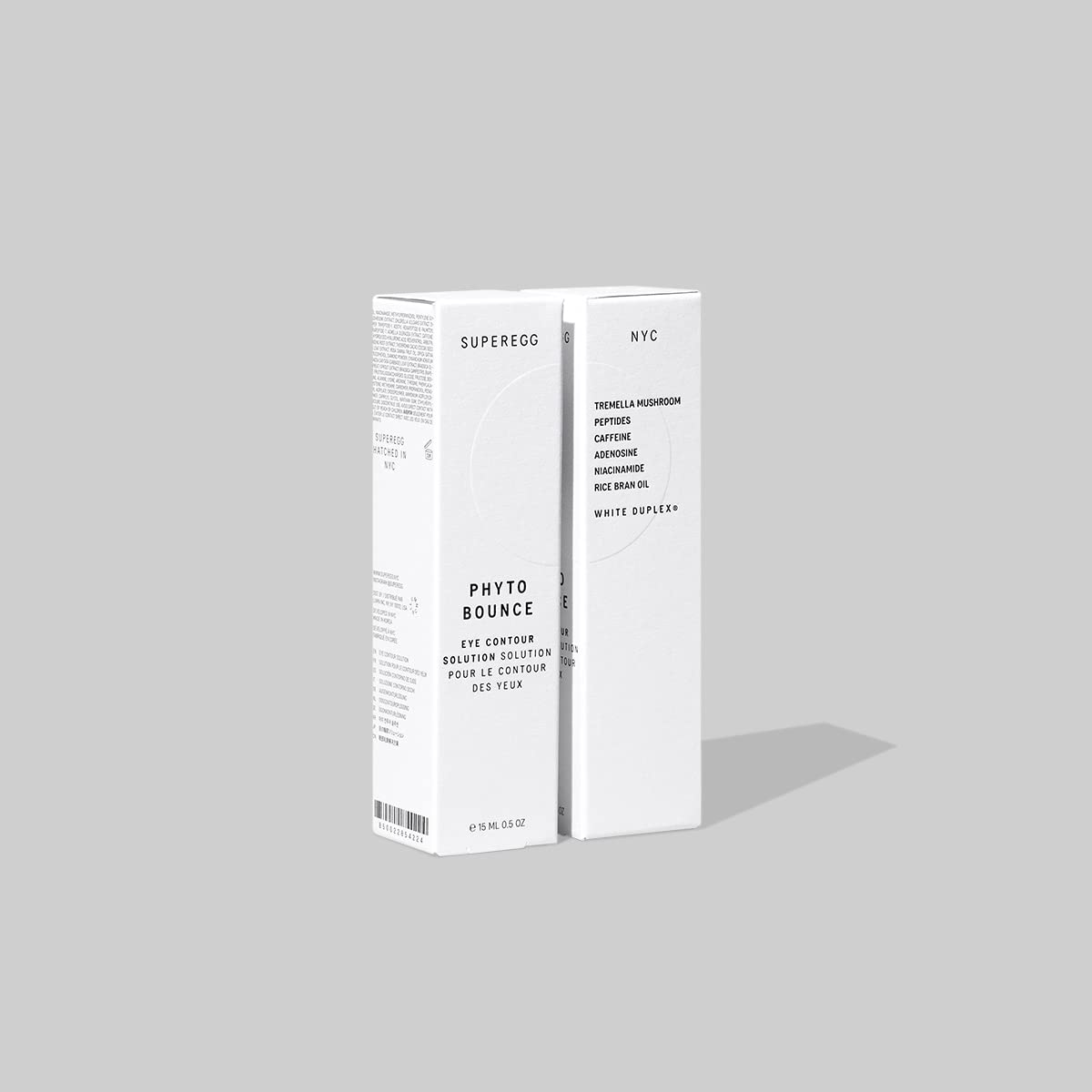 SUPEREGG Phyto Bounce Eye Contour Solution close up Tremella mushroom ingredient in creamy matrix