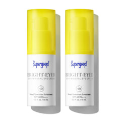 Supergoop Bright-Eyed Eye Cream pack-tube closeup brightens under-eye.