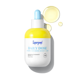 Supergoop Daily Dose Hydra-Ceramide Boost bottle ready for daily hydration and SPF 40 protection