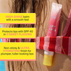 Supergoop! Glow Gloss SPF 40 non-sticky finish for comfortable wear