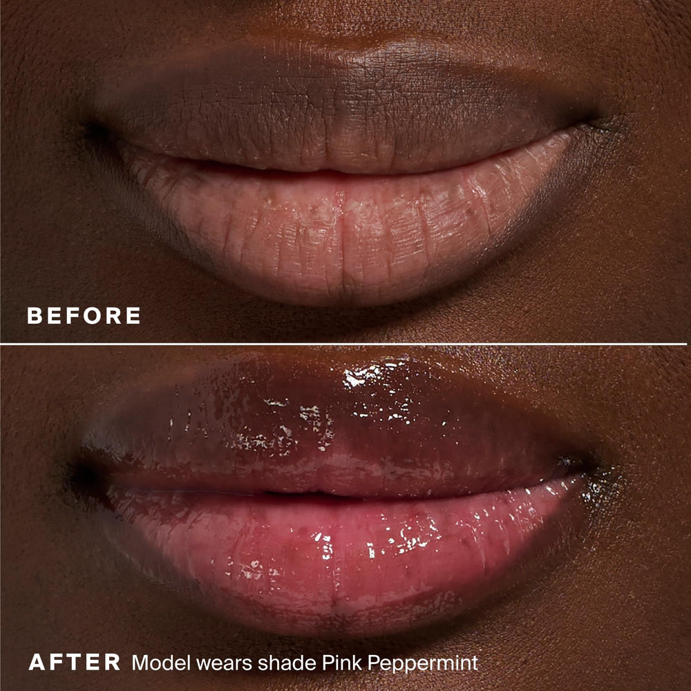 Tube of Supergoop Glow Gloss SPF 40 with shea butter hydration