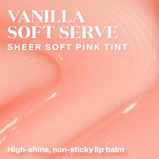 Supergoop Glow Gloss SPF 40 Sweet Cream flavor adds sheer pink tint and moisture