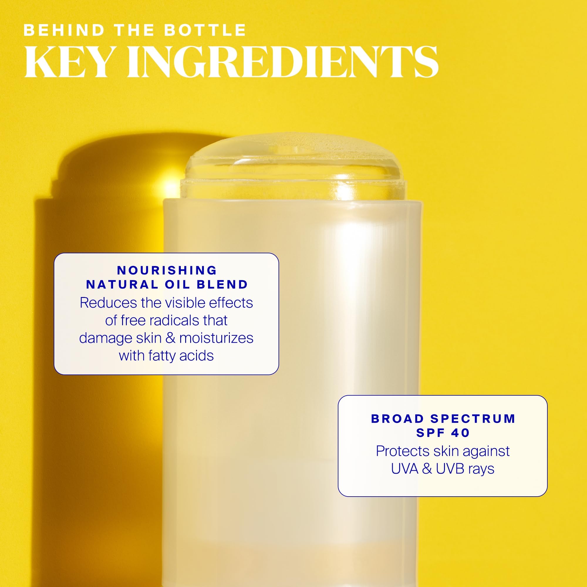 Glow Oil SPF 50 being absorbed into skin