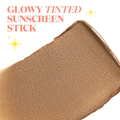 Glowscreen Stick SPF 45 close-up applying for sun protection