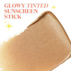Supergoop! Glowscreen Sunlighter Stick Sunrise twist mechanism enabling quick on-the-go reapplication.
