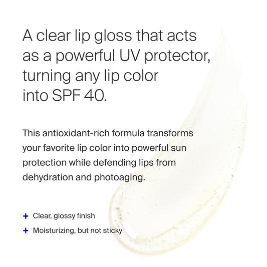 Supergoop Lipscreen Shine SPF 40 pack-2 on display for easy lip protection