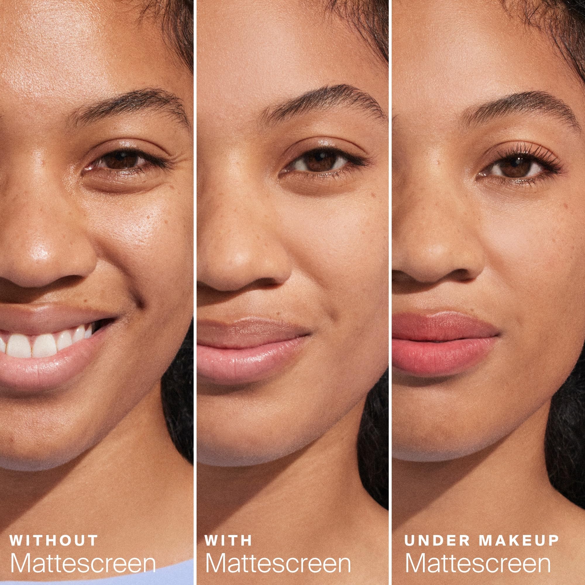 Supergoop Mattescreen SPF 40 broad-spectrum protection graphic