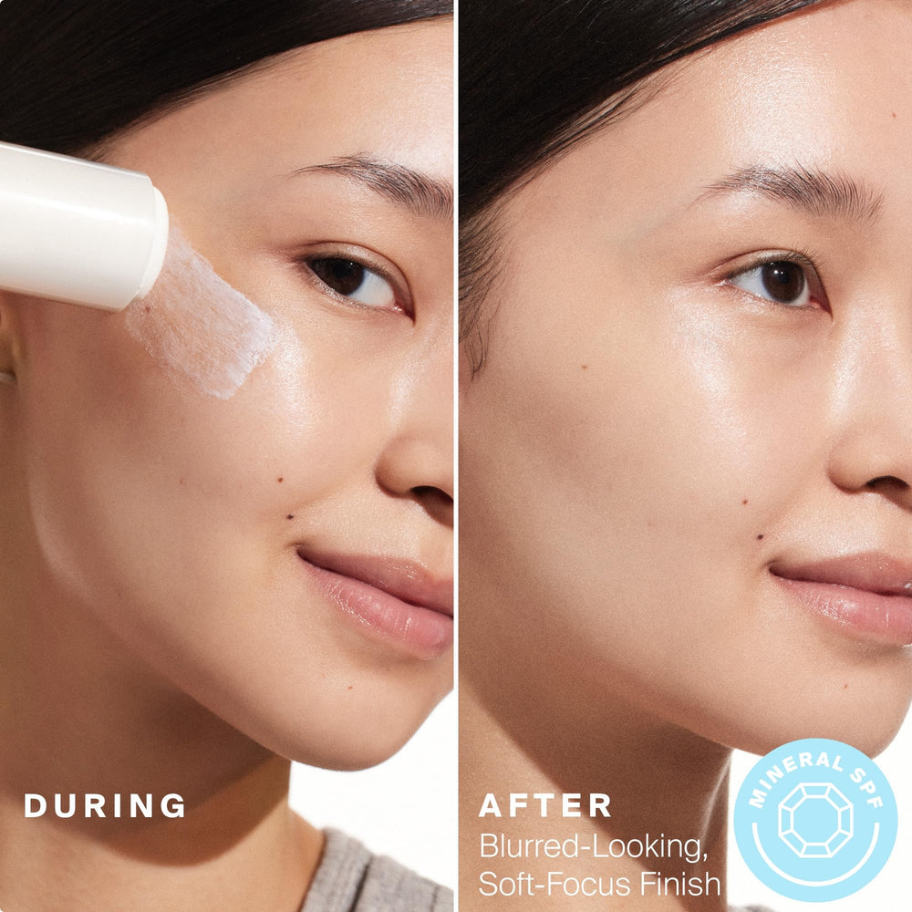 Supergoop Mineral Sheer Stick uses zinc oxide for mineral UV defense.