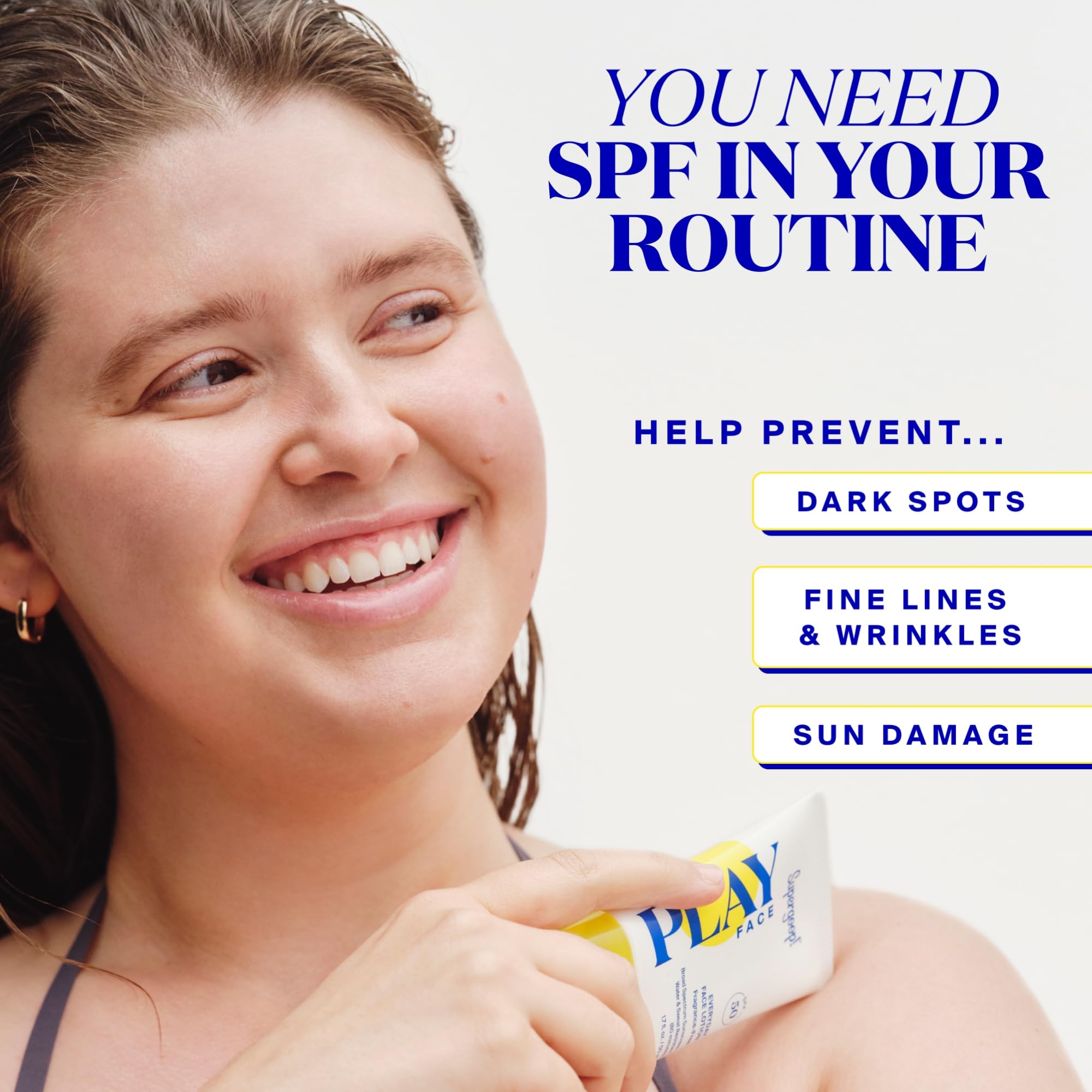 Rosemary and rice bran extracts provide calming hydration in Supergoop! PLAY.