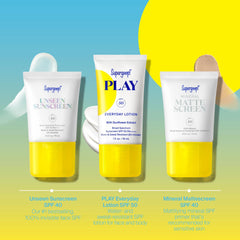 Supergoop PLAY Everyday Lotion SPF 50 absorbs quickly and hydrates skin.