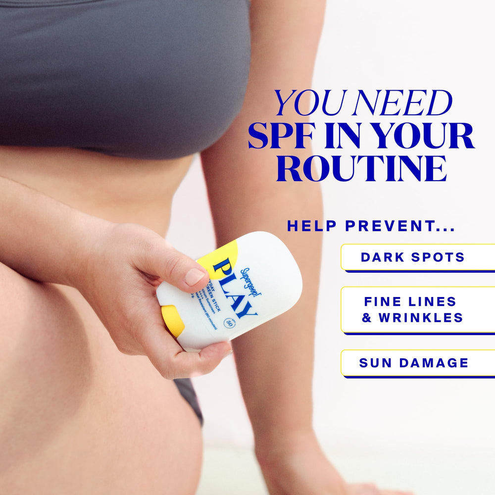 Supergoop! PLAY sunscreen stick leaves skin soft and comfortable