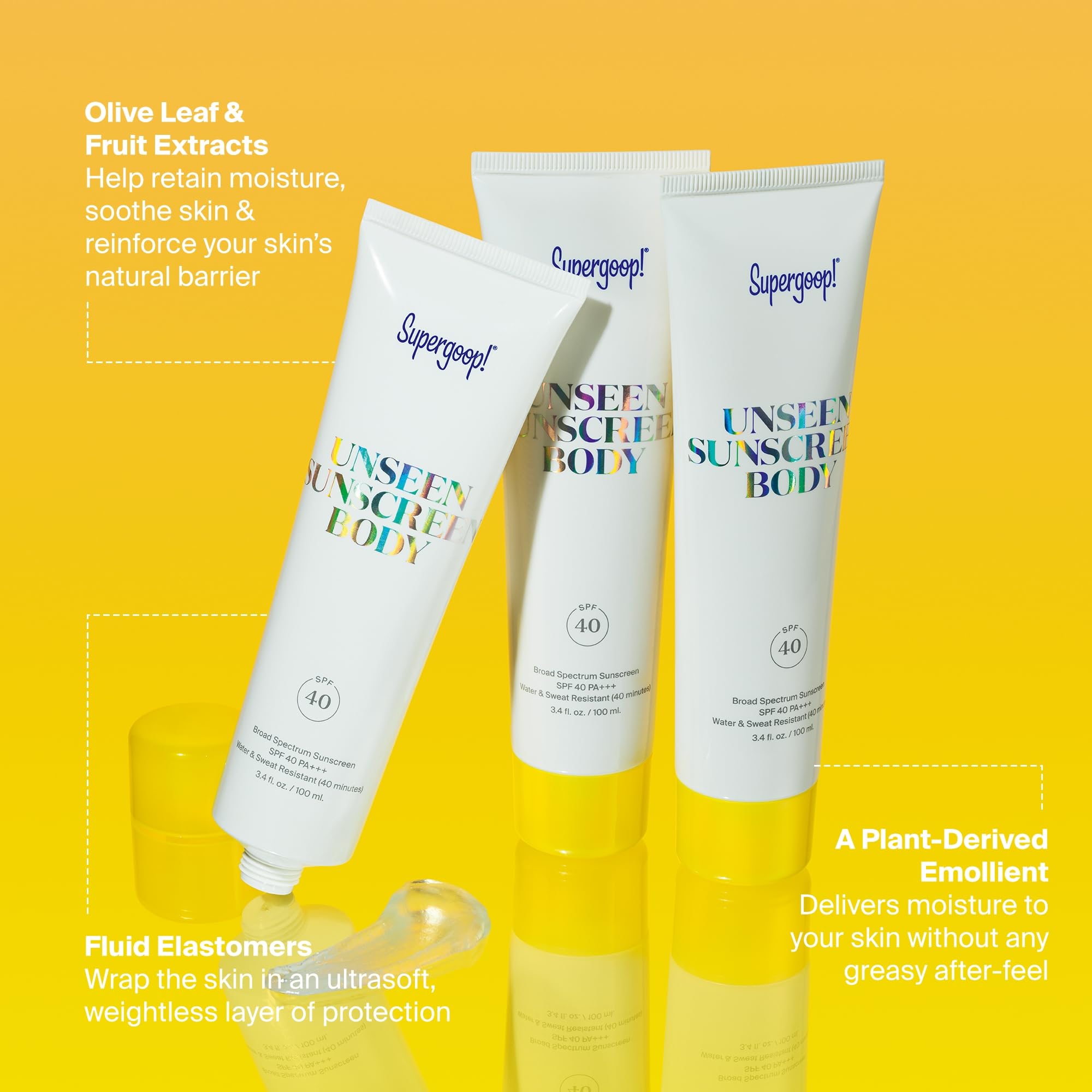Face version doubles as a primer for makeup-ready skin with Unseen Sunscreen