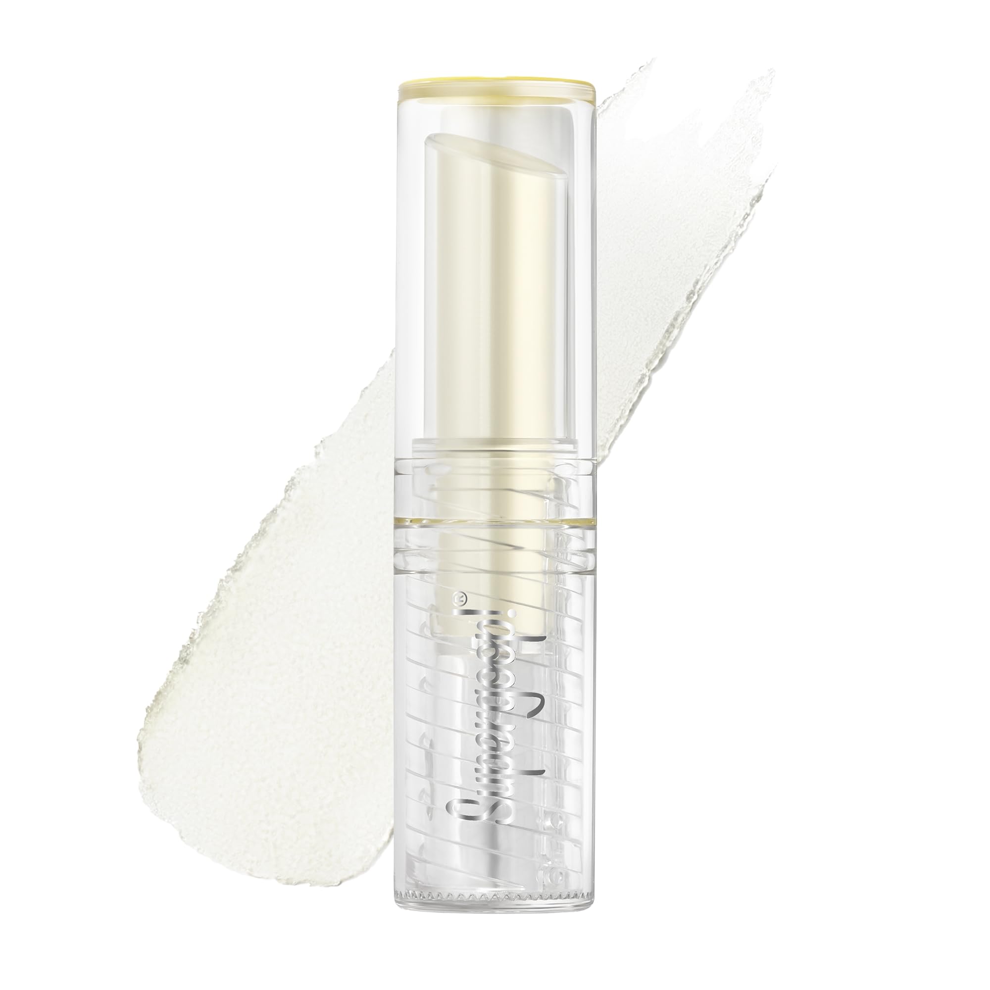 Supergoop! Unseen Lip Balm packaging highlights SPF protection for daily lip care.