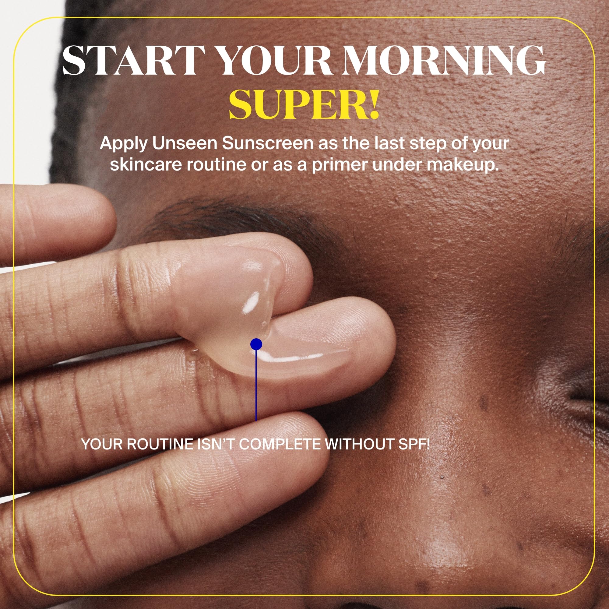 How to apply Supergoop! Unseen Sunscreen for best results
